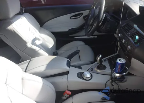 2007 BMW M6 из США, поврежденный, VIN WBSEK93587CS32620